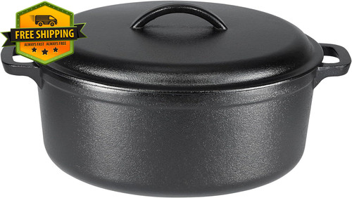 Cast iron dutch oven 7qt - dutch,