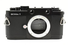 [Top MINT] Voigtlander Bessa-T Black Body Rangefinder 35mm Film Camera JAPAN