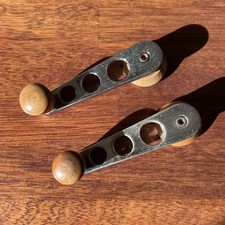 VW Classic Beetle Chrome Window Winder Handles Pair Aircooled Bug 1968-79