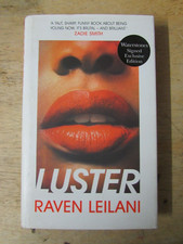 * SIGNED * LUSTER by RAVEN LEILANI - PICADOR - 2020 - Hardback Dustwrapper