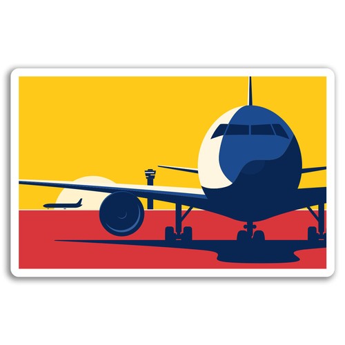 10cm vintage airplane - x,