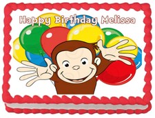 CURIOUS GEORGE Edible cake