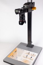 LPL PRO 7700 HD Copy Stand + QR Camera Mount. 100cm Column. 60x45cm Base.  EXC++