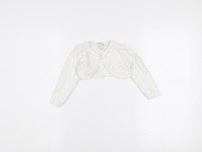 Monsoon Girls Ivory Lace Shrug Cardigan 12–18 Months Formal Wedding