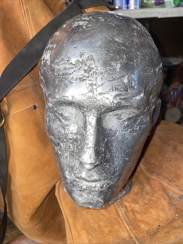 Aluminum head sculpture - ,