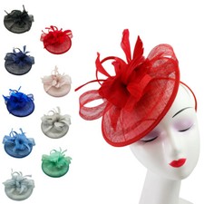 Flower Feather Hair Hat