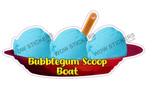 Ice cream van - , sticker