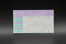 1994 METALLICA CONCERT TICKET STUB, BLOCKBUSTER PAVILION