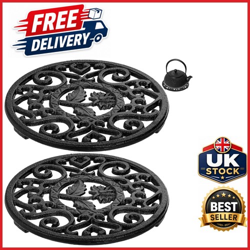 Round metal trivet pack - round, 2