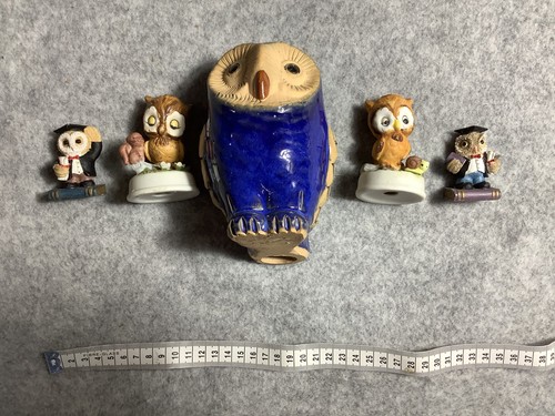 Decorative owl figurines 5 - 5,