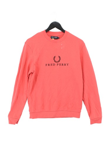 Fred perry men hoodie - men's, red