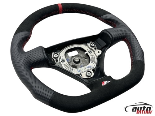 Tuning steering wheel leather