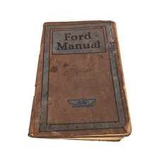 Ford Manual 1920 Cars and