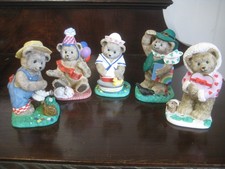 5 Danbury Mint Calendar Bears