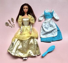 🖤 Disney 🖤 1991 Vintage Beauty & The Beast Princess Belle Barbie Doll Mattel