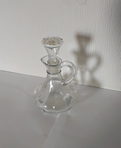 Vintage clear pressed glass - vintage,