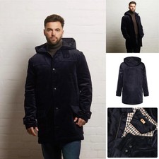 Gabicci Vintage "Chuck" Corduroy Duffle Coat, Medium, Navy, BNWT