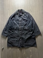 90s Burberry Trench Coat Black