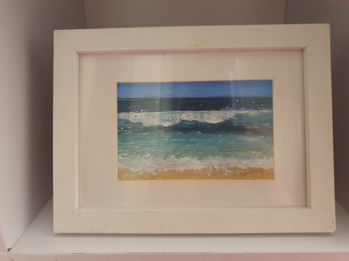 Original seascape acrylic - original,