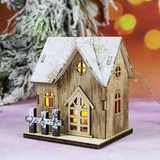LED Wooden Christmas Cabin