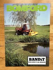 Bomford Bandit flail mower leaflet.. 1980’s tractor farming Ford International