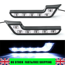 1 Pair L Shaped 6 LED Daytime