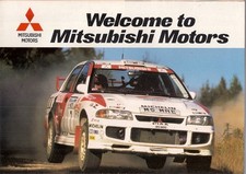 Mitsubishi Range 1996-97 UK Market Brochure Colt Carisma 3000GT Shogun L200 L300