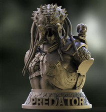 Predator Bust - 3D Printed