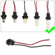 10x Car T10 194 W5W 168 LED Bulb Holder Adapter Socket Harness Plug Connector