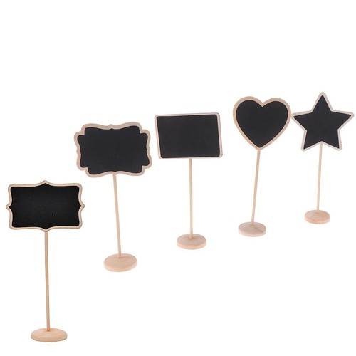5pcs wooden mini blackboard - 1/5pcs,