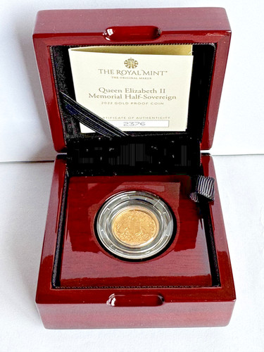 2022 half sovereign - half, gold