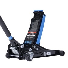 SGS 2.5T Low Profile Trolley Jack Dual Pump 80-500mm Range Quieter Nylon Wheels