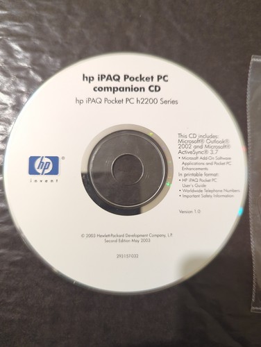 Ipaq pocket companion cd - hp, pc