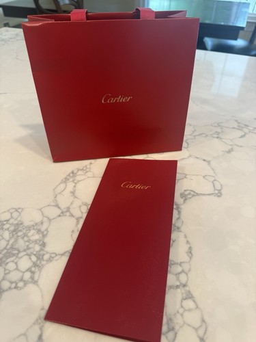 Cartier gift bag and - gift, (8x7x3)