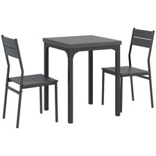 Dining Table Two Chairs Metal