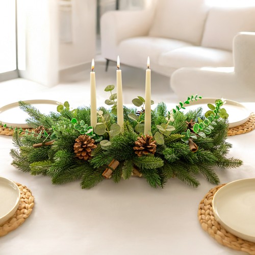 Christmas garland candle - garland,