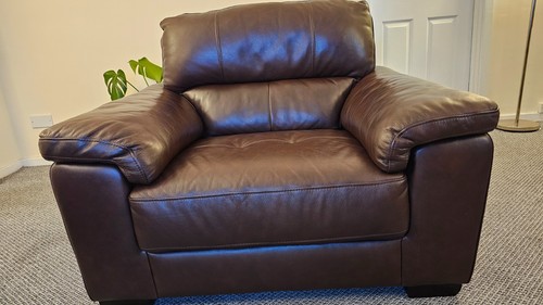 Armchairs used leather chairs - used,