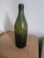 Vintage Large Green Glass