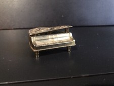 Vintage Miniature Grand Piano Décor Copper & Gold Tone - Made In England 756172