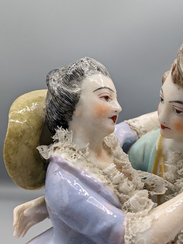 Large antique german meissen - antique,