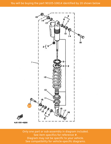 Yamaha bolt flange - bolt,,
