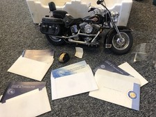 Franklin mint 1:5 1986 Harley Davidson Heritage softail Connoisseur Classic bike