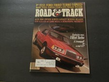 Road & Track Jan 1983 T-Bird