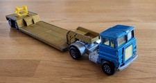 1973 Matchbox SuperKings Scammell Tractor & K-23 Articulated Low Loader Trailer
