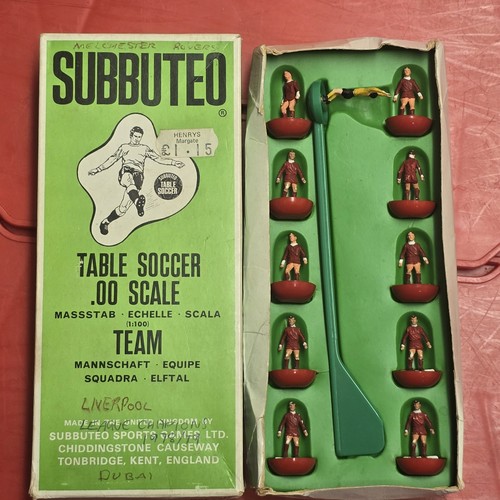 Subbuteo liverpool team - hw,