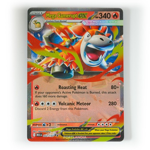 Pokemon mega camerupt - mega, ex
