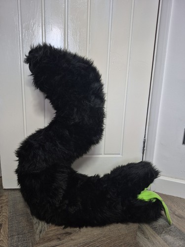 Black furry monster mouth wolf - furry,