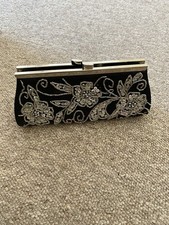 Black Sequin Evening Bag Small