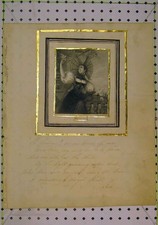 Original Old Antique Print