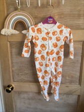 Baby Halloween Themed Babygrow By TU Age 6-9 Months